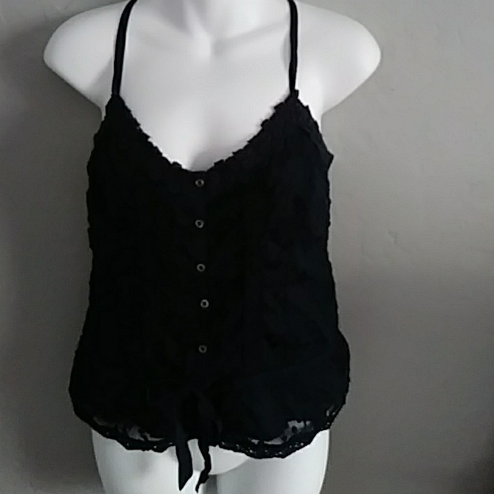 Hollister Navy Blue Blouse